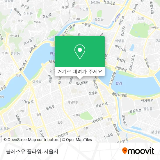 블레스유 플라워 지도