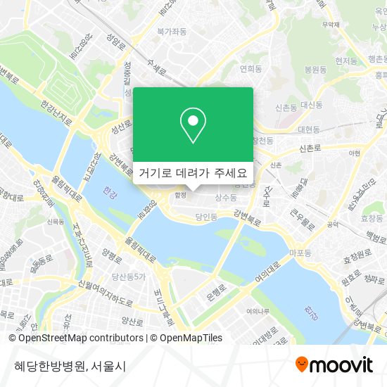 혜당한방병원 지도