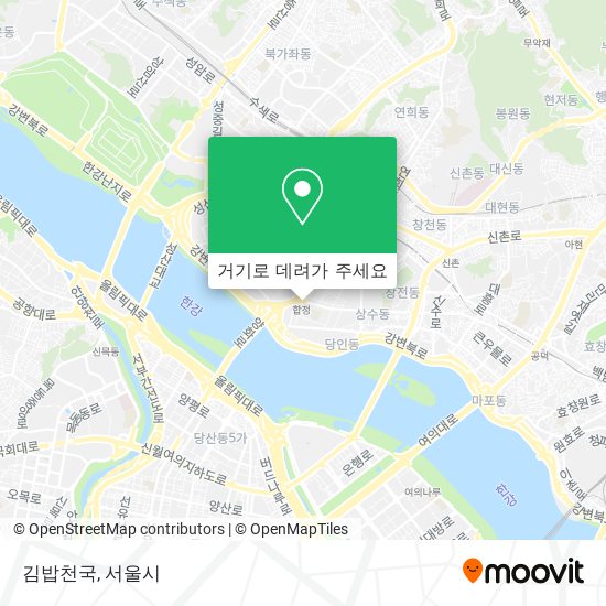 김밥천국 지도