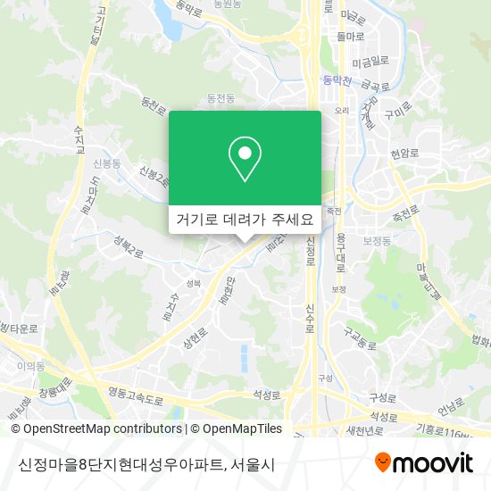 신정마을8단지현대성우아파트 지도