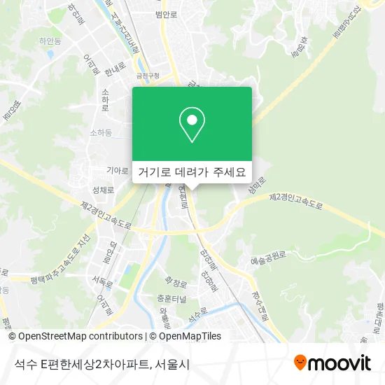 석수 E편한세상2차아파트 지도