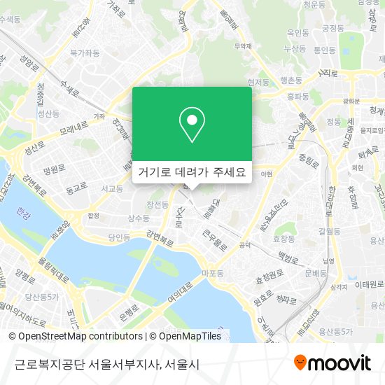 근로복지공단 서울서부지사 지도