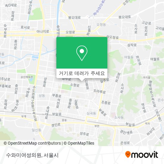 수와미여성의원 지도