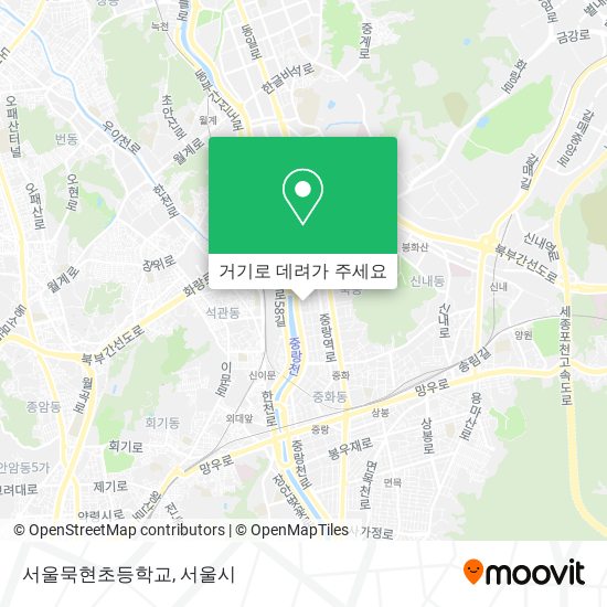 서울묵현초등학교 지도