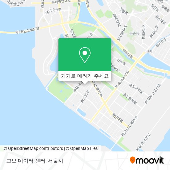 교보 데이터 센터 지도