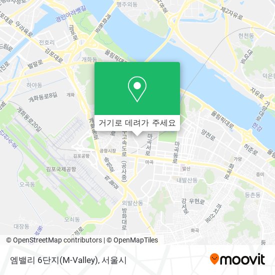 엠밸리 6단지(M-Valley) 지도