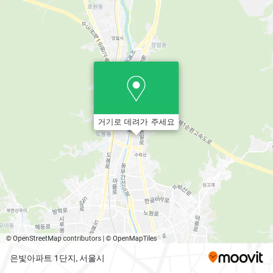 은빛아파트 1단지 지도