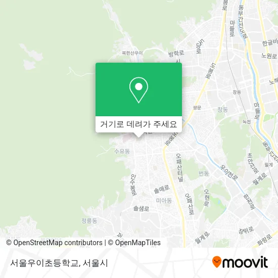 서울우이초등학교 지도
