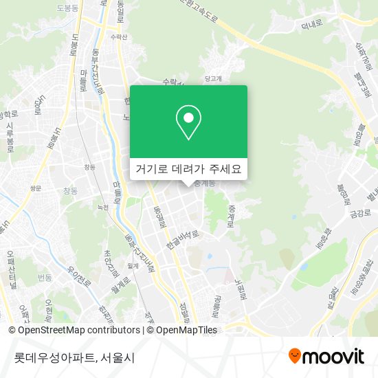 롯데우성아파트 지도