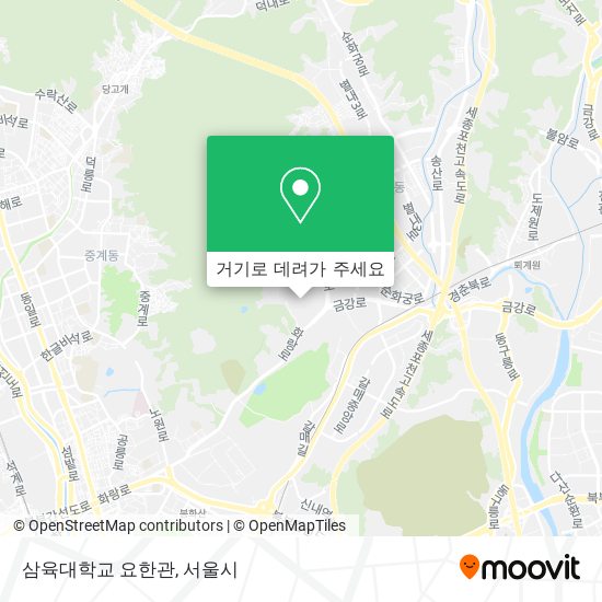 삼육대학교 요한관 지도