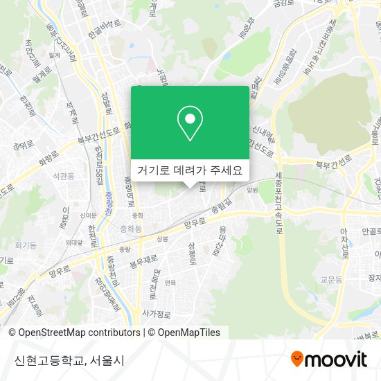 신현고등학교 지도