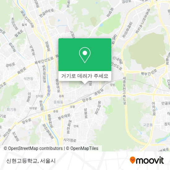 신현고등학교 지도