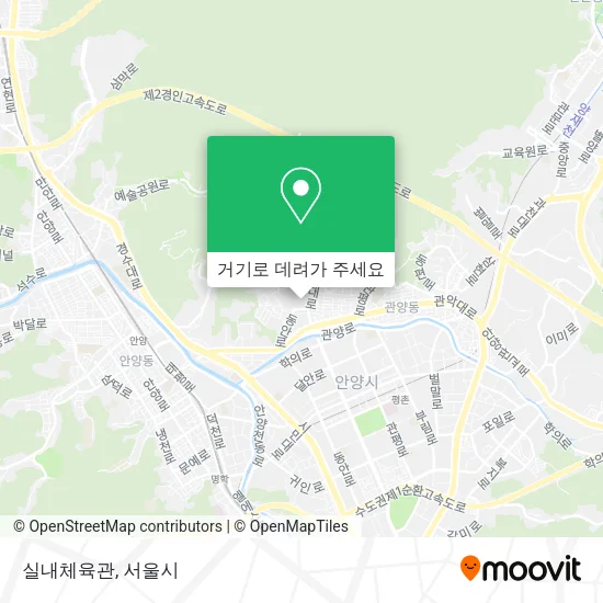 실내체육관 지도
