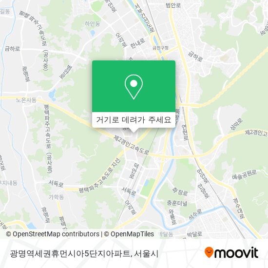 광명역세권휴먼시아5단지아파트 지도