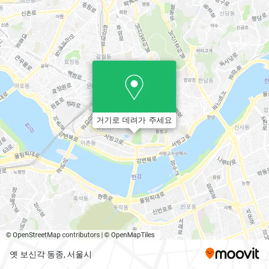 옛 보신각 동종 지도