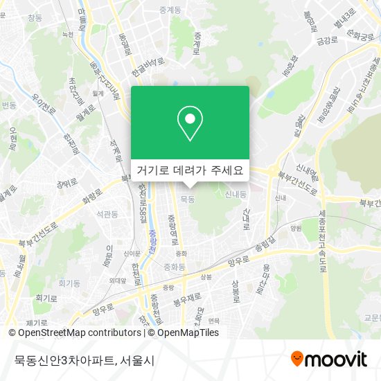 묵동신안3차아파트 지도