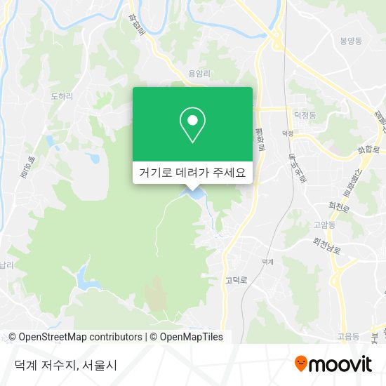 덕계 저수지 지도