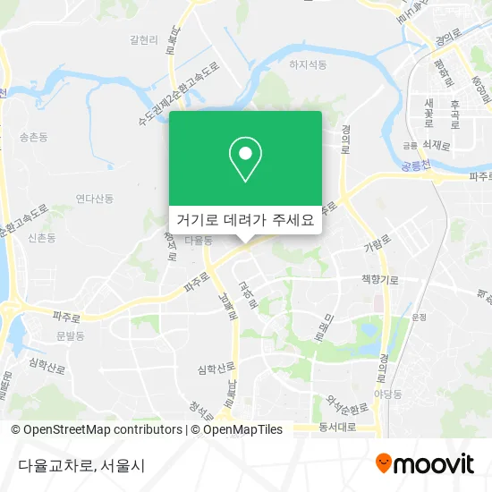 다율교차로 지도