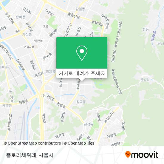 플로리체위례 지도