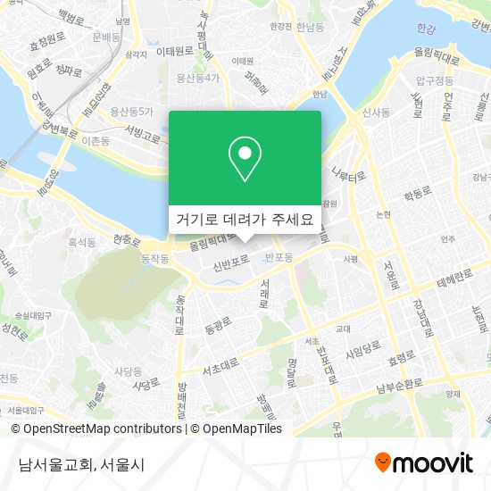 남서울교회 지도