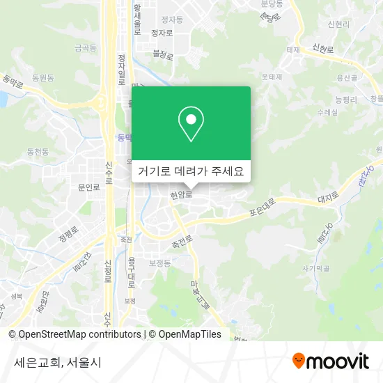 세은교회 지도