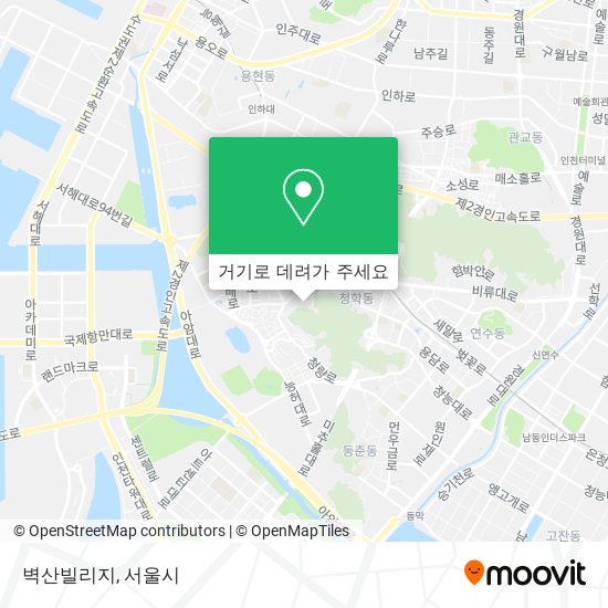 벽산빌리지 지도