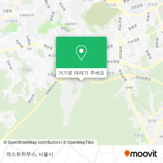 게스트하우스 지도