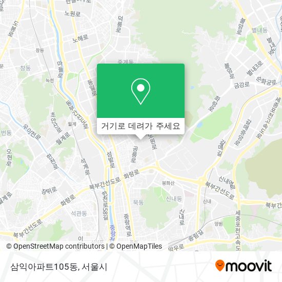 삼익아파트105동 지도