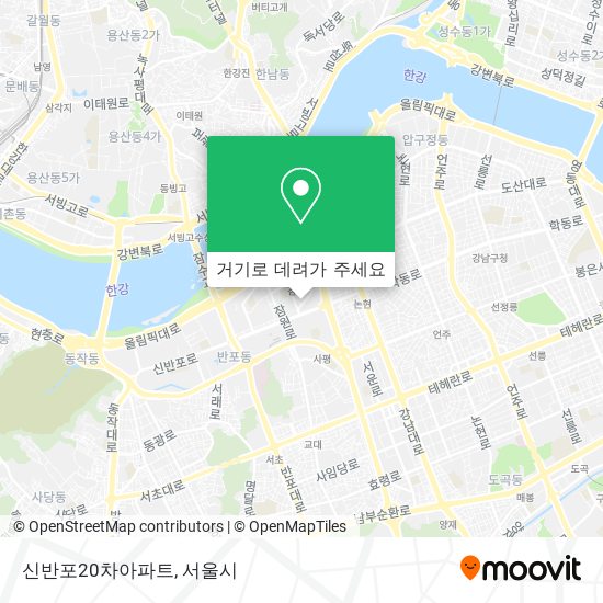 신반포20차아파트 지도
