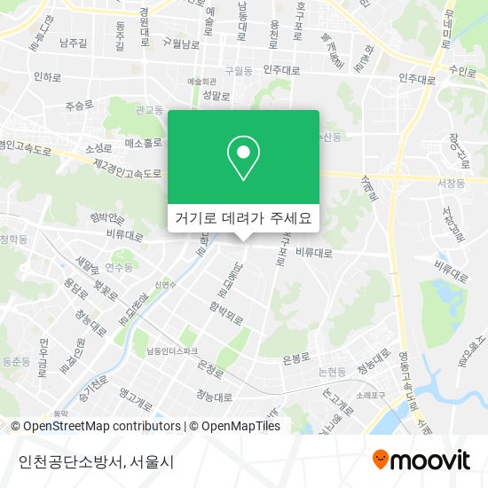 인천공단소방서 지도