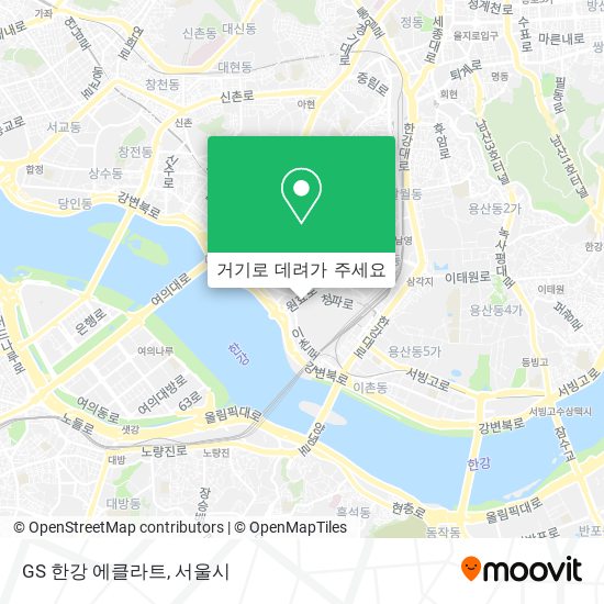 GS 한강 에클라트 지도