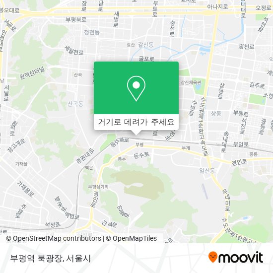 부평역 북광장 지도