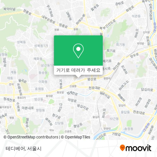 테디베어 지도