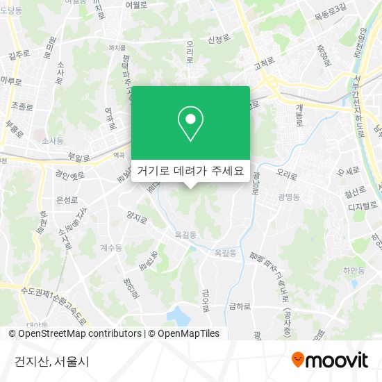 건지산 지도