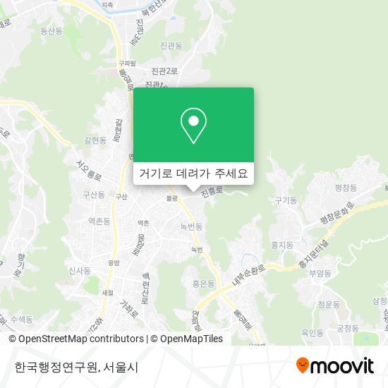 한국행정연구원 지도