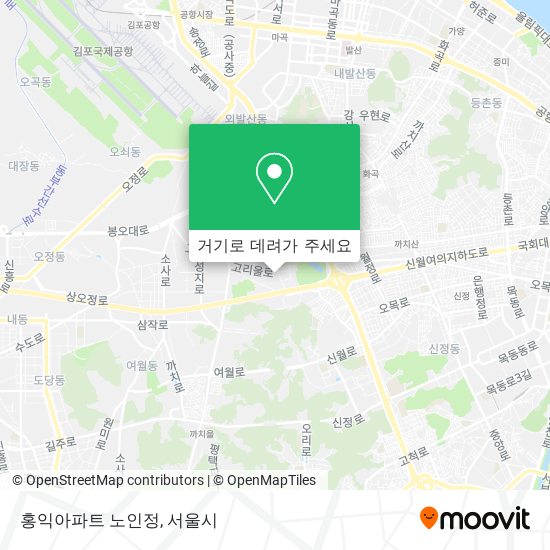 홍익아파트 노인정 지도