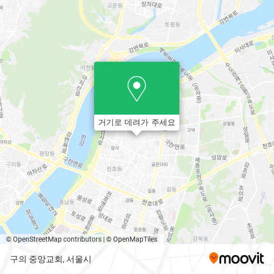 구의 중앙교회 지도