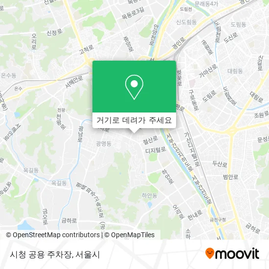 시청 공용 주차장 지도