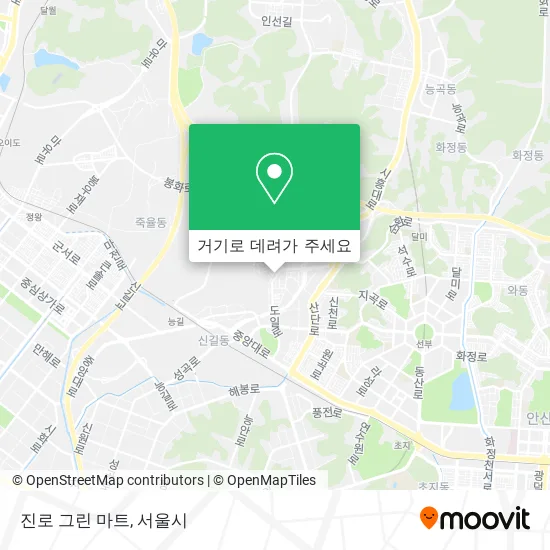 진로 그린 마트 지도