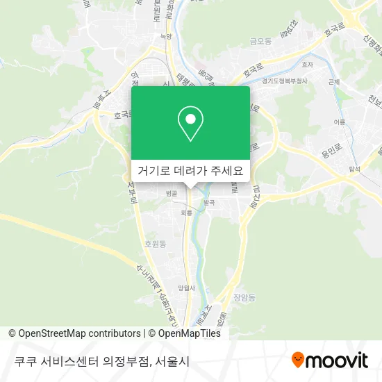 쿠쿠 서비스센터 의정부점 지도