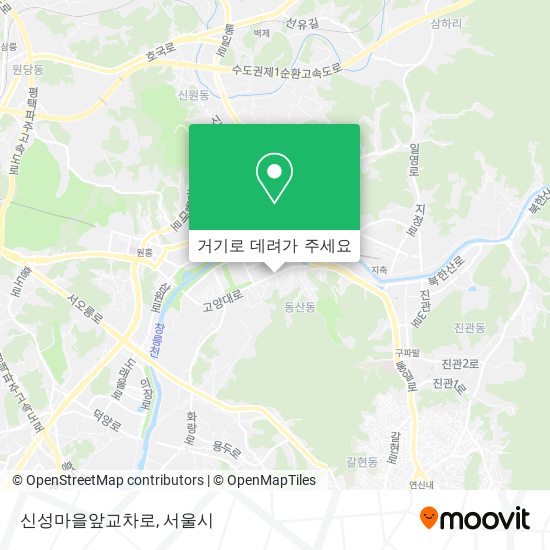 신성마을앞교차로 지도