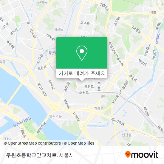 무원초등학교앞교차로 지도