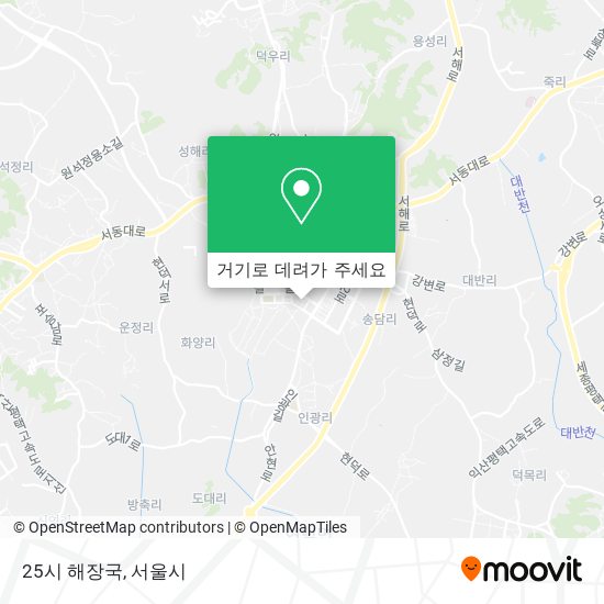 25시 해장국 지도