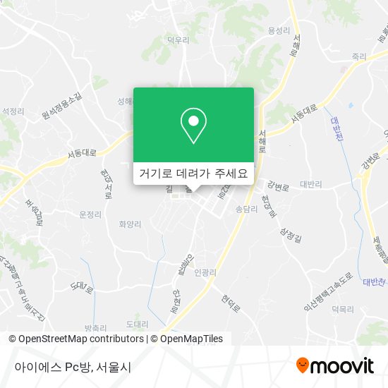 아이에스 Pc방 지도