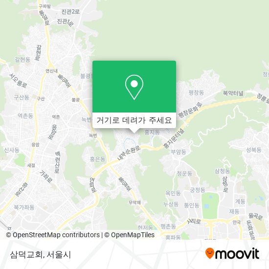 삼덕교회 지도
