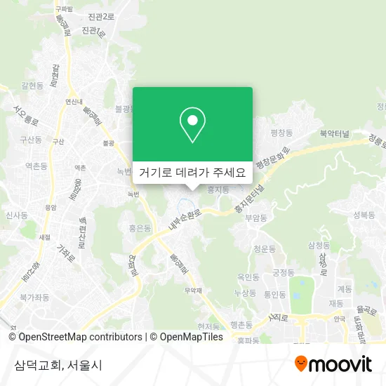 삼덕교회 지도