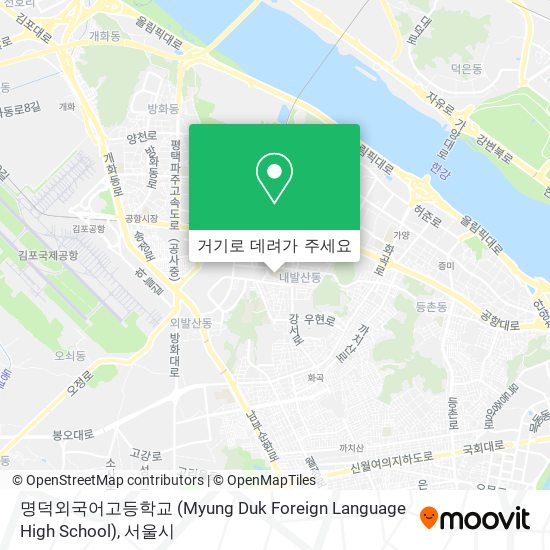 명덕외국어고등학교 (Myung Duk Foreign Language High School) 지도