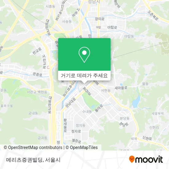 메리츠증권빌딩 지도