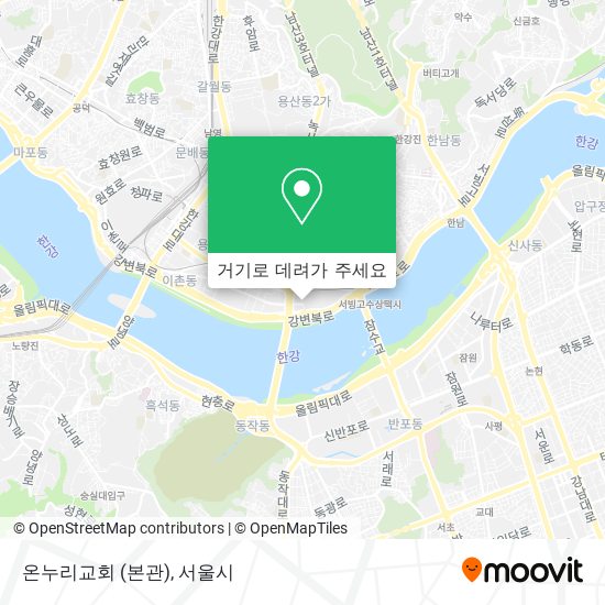 온누리교회 (본관) 지도