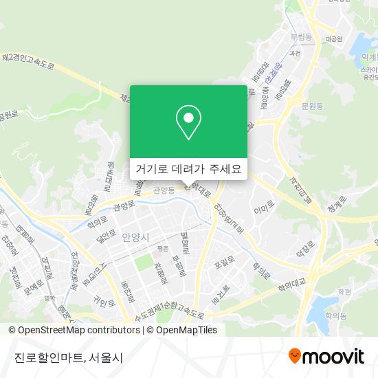 진로할인마트 지도